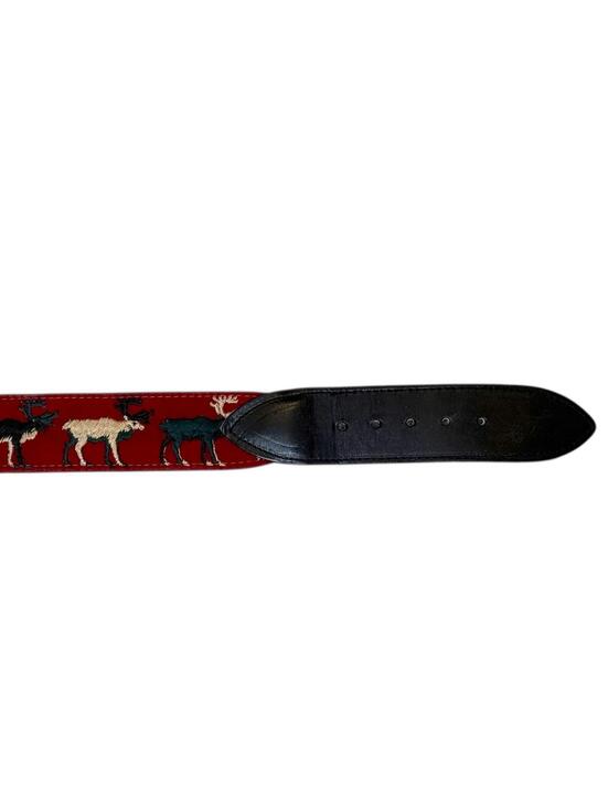Vintage John Meyer Quirky Moose Embroidered Women\'s Belt main image 5